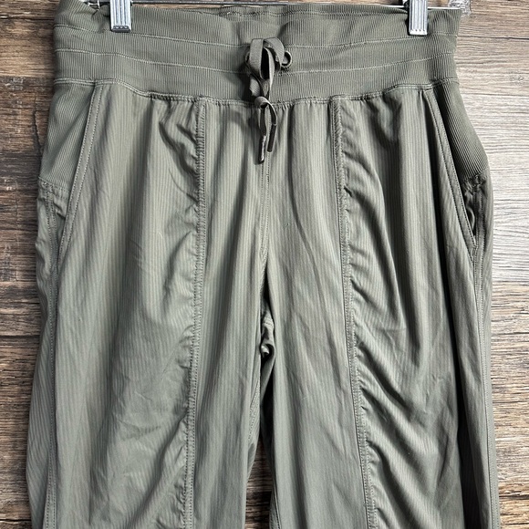 lululemon athletica Dance Studio Green Track Pants Joggers - Picture 2 of 6